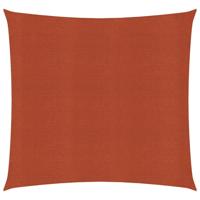 VidaXL Zonnezeil 160 g/m² vierkant 3,6x3,6 m hdpe terracottakleurig - thumbnail