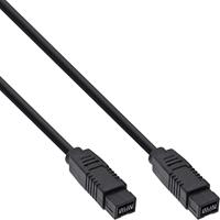 InLine 39903 Firewire kabel, IEEE1394 9-polige stekker/stekker, zwart, 3m - thumbnail