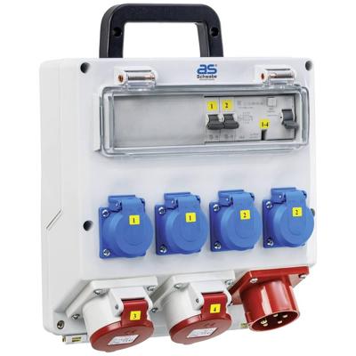 AS Schwabe FIXO 1 61522 CEE-stroomverdeler 400 V 16 A AS Schwabe FIXO 1 61522 CEE-stroomverdeler 400 V 16 A