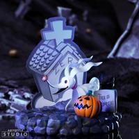 The Nightmare Before Christmas Abystyle Figure - Zero - thumbnail