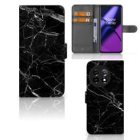 OnePlus 11 | Bookcase | Marmer Zwart - Origineel Cadeau Vader - thumbnail