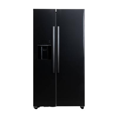 Frilec BONNSBS-666-HCF-040EDI Amerikaanse koelkast Grijs