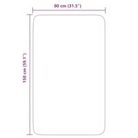 Hoogpolig vloerkleed NAVARRA 80x150 cm polyester crmekleurig - thumbnail