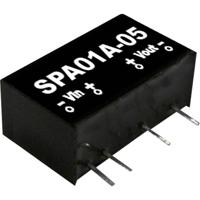MEAN WELL SPA01B-12 DC/DC-convertermodule 83 mA 1 W Aantal uitgangen: 1 x Inhoud 1 stuk(s) - thumbnail