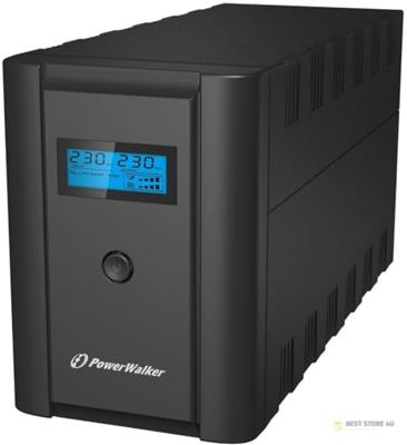 PowerWalker VI 2200 LCD/FR Dubbele conversie (online) 2200 VA 1200 W 4 AC-uitgang(en)