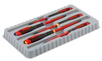 Bahco Schroevendraaierset ERGO™ | geïsoleerd | VDE | driecomponentengreep | smal blad | gleuf | Pozidriv - 5-delig - BE-9882SL - thumbnail