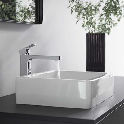 Hansgrohe Wastafelmengkraan Vernis Shape Eengreeps 230 Zinc Met Trekwaste Chroom