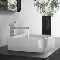 Hansgrohe Wastafelmengkraan Vernis Shape Eengreeps 230 Zinc Met Trekwaste Chroom - thumbnail