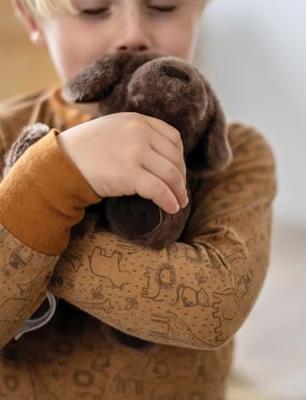 Small Foot - knuffel hond met draagtas en verzorgingsset