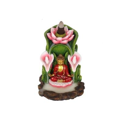 Backflow Wierook Houder Boeddha Polyresin (14 cm)