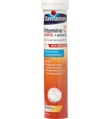 Vitamine C & D3 bruistabletten 15 Bruistabletten