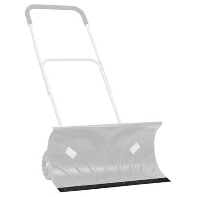 VidaXL Rubberen rand voor sneeuwploeg 300x8x2 cm zwart - thumbnail