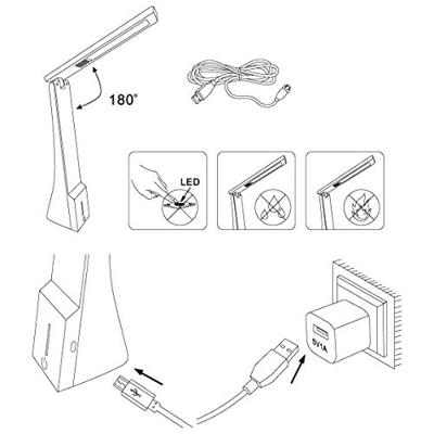 Eglo Led tafellampLa Seca zwart - 97045