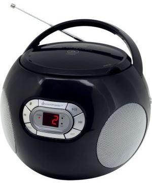 Soundmaster SCD2120 Digitaal stereosysteem (digitaal, FM, speler, CD, CD-R, CD-RW, programma, herhaling, zwart)