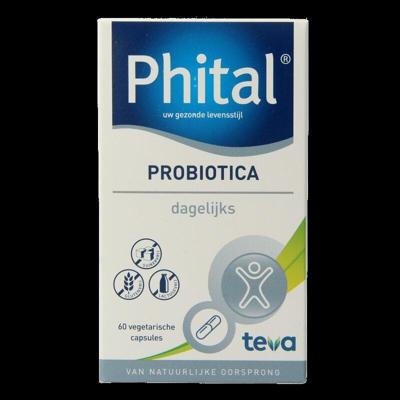 Phital Probiotica daily 60 Vegetarische capsules Phital Probiotica daily 60 Vegetarische capsules