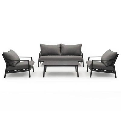 Trestino stoel-bank loungeset monti 2-zits charcoal