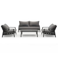 Trestino stoel-bank loungeset monti 2-zits charcoal - thumbnail