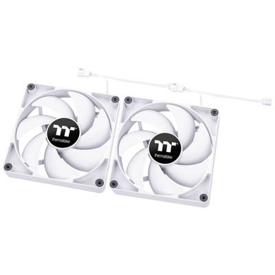 Thermaltake CL-F151-PL12WT-A PC-ventilator Wit (b x h x d) 120 x 120 x 25 mm Thermaltake CL-F151-PL12WT-A PC-ventilator Wit (b x h x d) 120 x 120 x 25 mm