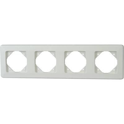 Kopp 303413080 Frame 4-voudig Europa Arctisch-wit, Mat 1 stuk(s)