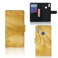 Huawei Y7 (2019) | Book Style Case | Licht Hout - thumbnail