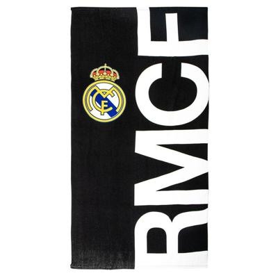 Strandhanddoek Real Madrid C.F. Zwart