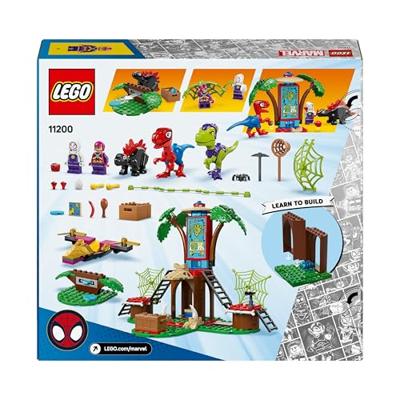 LEGO Marvel Spidey en Gobby's raptorstrijd bij de boomhut 11200 - thumbnail