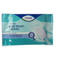 Tena Wet gloves cleans & care lotion no perfume 5 Stuks - thumbnail