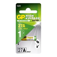 GP Batteries Gp gp27a batterij alkaline 27a/mn27 12 v super 1-blister - thumbnail