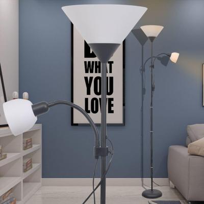 VidaXL Vloerlamp zwart VidaXL Vloerlamp zwart