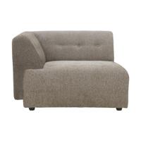 HKliving Vint bank left divan Sneak Beige - thumbnail