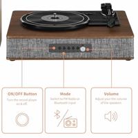 Crosley Aria Draaitafel Grijs - thumbnail