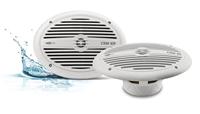 Marine Speaker voor Boten en Buiten - IP56 Waterresistant - 6x9 Inch - UV-Coating - Wit (CSM69-NEW) - thumbnail