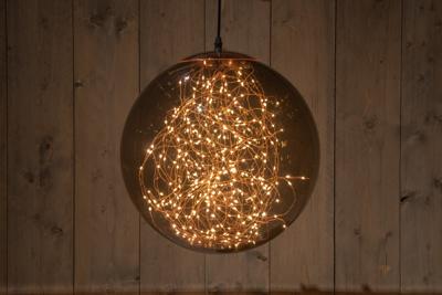 Bal Smokey 35Cm/ 300Led Classic warm 8/16Uur Timer Indoor/Outdoor kerstverlichting op stekker Anna's Collection - Annas collection
