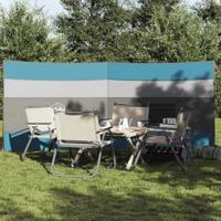VidaXL Windscherm camping waterdicht 340x130 cm blauw - thumbnail