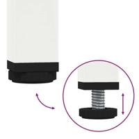 Tv-meubel 68x39x43,5 cm koudgewalst staal wit - thumbnail