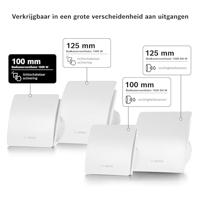 Bosch Home Comfort Fan 1500 W100 Wandventilator 230 V 95 m³/h 100 mm - thumbnail