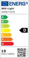 Brilliant PlafondlampMilton 42 x 42cm zwart - G99877A76 - thumbnail