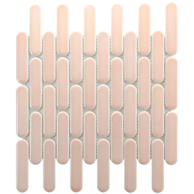 Mozaiek Sevilla Ovalen Vinger Roze 2,3x9,8 Mozaiek Sevilla Ovalen Vinger Roze 2,3x9,8