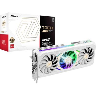 ASRock AMD Radeon RX 9070XT Videokaart 16 GB GDDR6-RAM