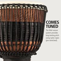Meinl ADJ3-XL Earth-serie djembe extra groot inclusief tas - thumbnail