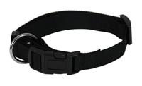 Martin halsband basic nylon zwart - thumbnail