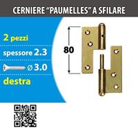 Connex Deurpaumel Rechts 80Mm Gvz - DY2006511 - thumbnail