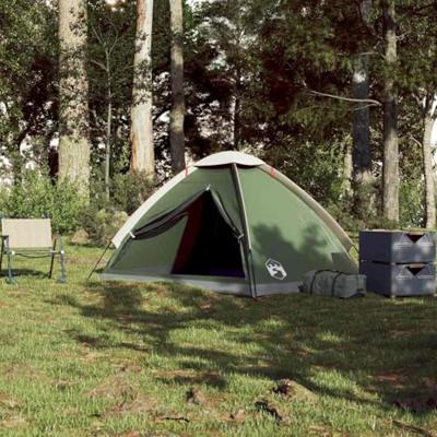 VidaXL Koepeltent 2-persoons waterdicht groen