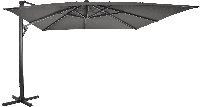 Zweefparasol Virgoflex Rechthoek 300x400cm - Grijs - thumbnail