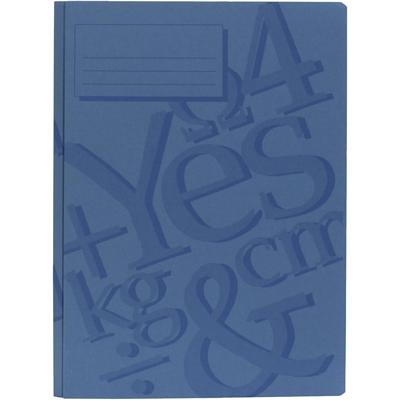 Werkmap, A4, blauw, 100 stuk/ 1 doos