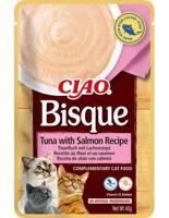 INABA Ciao Bisque Tuna with Salmon - Kattensnoepje - 40g - thumbnail