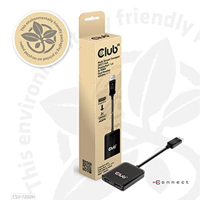 club3D AV Adapter Multi Streaming Transport Hub [HDMI - DisplayPort] 3840 x 2160 Pixel
