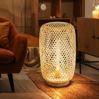 Globo Rotan vloerlampMirena 55cm hoog - 15367S - thumbnail