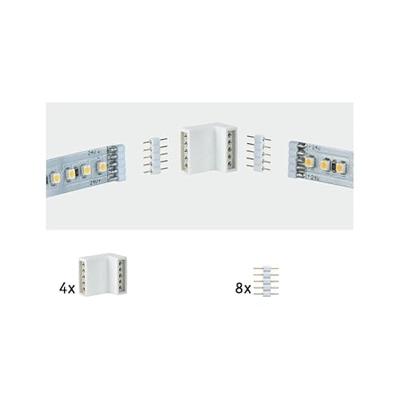 Paulmann 70615 Hoekverbinder Kunststof (l x b x h) 1.7 x 1.6 x 1.2 cm 4 stuk(s)