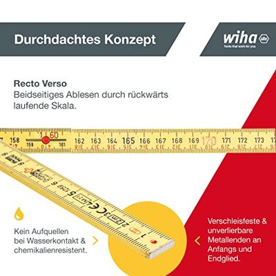 Wiha 41020011 27055 Duimstok 2 m Polyamide - thumbnail